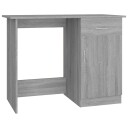 vidaXL Skrivebord grå sonoma 100x50x76 cm konstruert tre