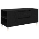 vidaXL Kaffebord Svart eik 102 x 44.5 x 50 cm Konstruert tre