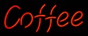 Neonskilt 60cm Coffee