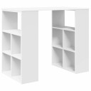  Hvit Hjørneskrivebord Hvit MDF Middels Oppbevaring