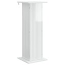vidaXL Planteholder Høgglans hvit 30,5 x 30 x 80,5 cm Konstruert tre