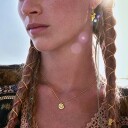 Maanesten Astra Necklace Smykke Gull