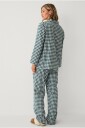 Ellos Collection   Pysjsett i flanell   Grønn