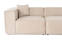 Kaolins Sofa med Sjeselong 3 seter   Krem