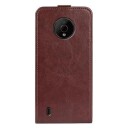 Nokia C200 Vertikalt Flip-deksel med Kortluke Brun