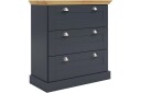 Kommode Motala 75x35x80 cm Antrasitt/Eik   75x35x80 cm Antrasitt/Eik