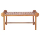 vidaXL Salongbord 100x50x45 cm heltre teak