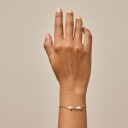 Enamel Copenhagen Sofia Bracelet Marine Forgylt Sølv Sterling 925 15 18 cm