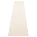 Pappelina Emm teppe 70 x 300 cm Vanilla/White Metallic