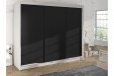 Cyria Garderobe 200x215 cm - Svart/Hvit