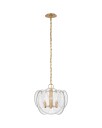 Loire Petite Chandelier Gild/Clear Glass