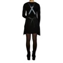 DUTCHDELUXES Suspender Forkle i skinn, Svart