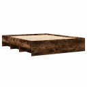  Sengeramme røkt eik 160x200 cm konstruert tre 8721102856471