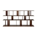 Ethnicraft Irregular Hylle Lakkert teak 224 x 37 x 115 cm