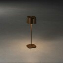 Konstsmide Nice rustfarget firkant USB 2700K/3000K kan dimmes. 1710053-01-0 1710055-02-0