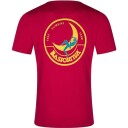 La Sportiva Climbing on the Moon T Shirt M Fucsia/Giallo