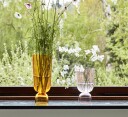 Hay Bottoms Up vase L amber