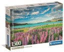 Clementoni Puslespill 1500 Brikker Lupiner ved Lake Tekapo