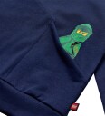 LEGO® Ninjago Collegegenser   LWScout 100   Dark Navy m. Lloyd   LEGO® Wear   3 år (98)   Collegegenser   Blå