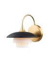 Barron vegglampe antikk messing