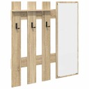  Vegghengt kleshenger Veggmontert Sonoma eik 100 x 10 x 100 cm