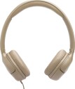 JBL Tune 530C Wired USB C On ear Headphones Beige