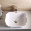 Bathco Olea Rectangular Bolle Hvit KO-4072