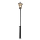 Konstsmide Benu stolpe 254 cm - Galvanisert/Svart