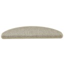 vidaXL Selvklebende trappematter sisal-utseende 15 stk 65x25 cm grå