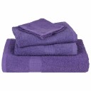  Badehåndklær 4 stk lilla 100x150 cm 360 g/m² 100 % bomull