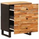  Sengekabinett med skuff Brun 50 x 33 x 62 cm Massiv mango tre