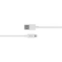 Deltaco MFI Lightning-kabel 1m USB A til Lightning - Hvit