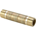 3/4" x 100 mm lang nippel i metall, forkrommet