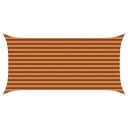 vidaXL Solskygge seil Oransje og Brunt 2 x 4 m 100% polyester Oxford