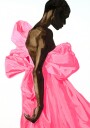 Vibrant Pink Bow Dress Plakat / 50x70