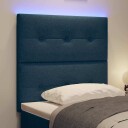  LED Hodegavl Blå 100 cm Stoff