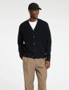 Selected Slhcody Ls Knit Relaxed Cardigan Noos - Black - XL