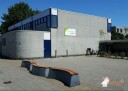 Oval Parkbenk i Antrasitt betong   HeBlad