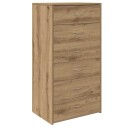  Skjenk med 6 skuffer artisan eik 50x34x96 cm konstruert tre 8721158434661
