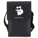 Karl Lagerfeld Håndveske Klwbsakhpck Svart/Svart Saffiano Monogram Choupette