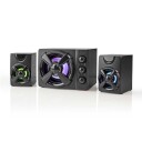 Nedis 2.1 Gaming Høyttalere med Subwoofer og RGB LED-belysning