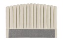 Sengegavl Zehner 160 cm   Beige|Fløyel