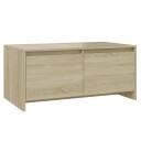 vidaXL Salongbord sonoma eik 90x50x41,5 cm konstruert tre