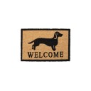 Rxs Dørmatte kokosfiber dachshund