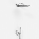 Semplice SBR901 S13 Dusjsett Ø40cm Vegg Krom