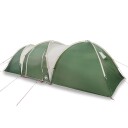 Kuppeltelt for camping 8 personer grønn vanntett