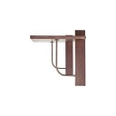 Audo Copenhagen   Corbel Hylle Long Mørk Stained Oak   Lampemesteren