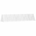 Vidaxl Kaninbur Sølv 430 X 100 X 85 cm Galvanisert Stål