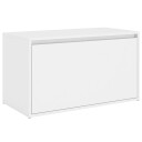 vidaXL Gangbenk 80x40x45 cm hvit sponplate