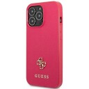 Guess Guhcp13lps4mf Iphone 13 Pro / 13 6.1" Pink/Pink Hardcase Saffiano 4G Small Metal Logo